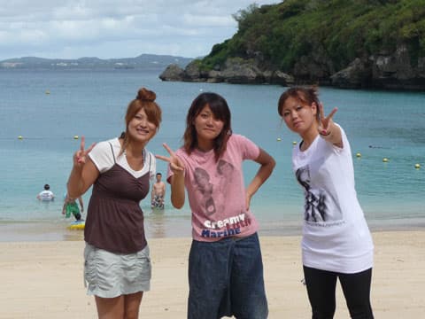 キレイな海ではいチーズ!