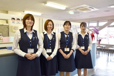 合宿中に困った事や不安な事があれば受付のお姉さんへ相談♪